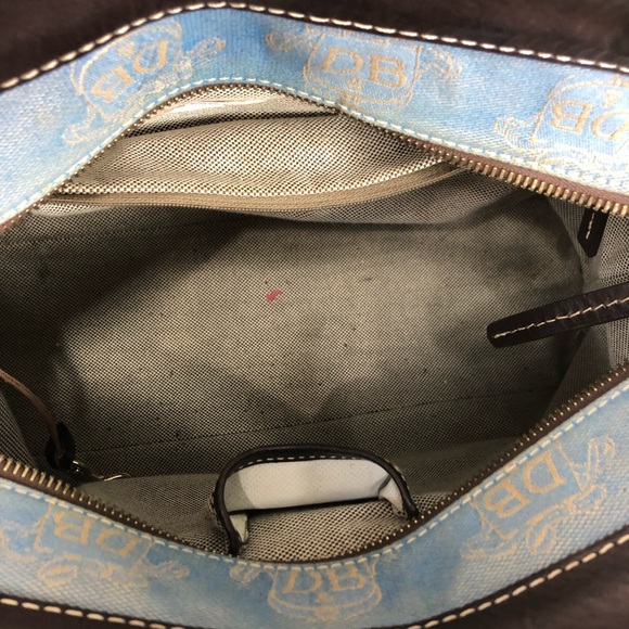 Dooley & Bourke blue monogram bag tote - Picture 7 of 8